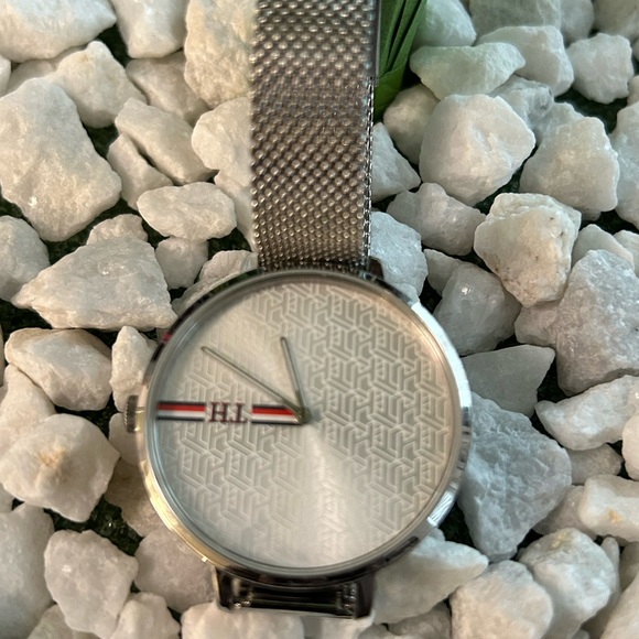 Tommy Hilfiger sliver tone women’s watch